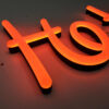 Acrylic Engraved Curved LED Neon Sign | Acrylic Neon Letters