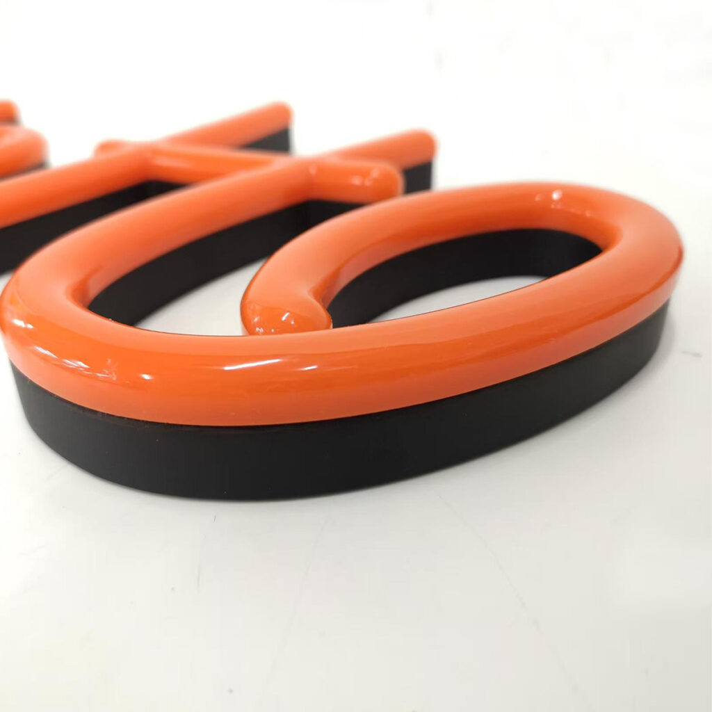 Acrylic Engraved Curved LED Neon Sign | Acrylic Neon Letters