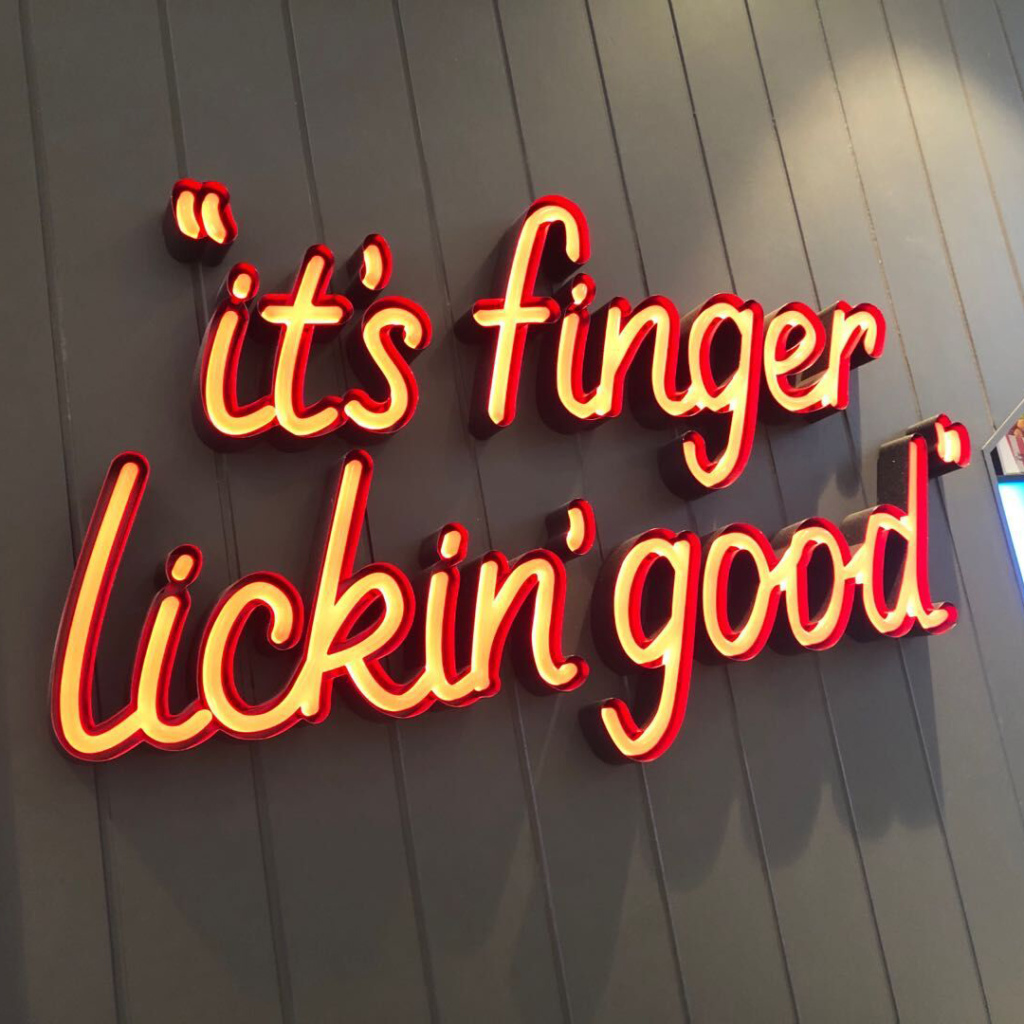 Acrylic Engraved Curved LED Neon Sign | Acrylic Neon Letters