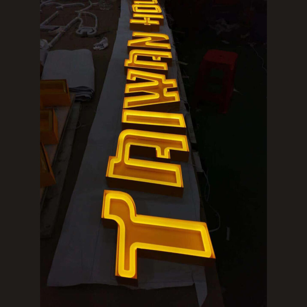 Acrylic Engraved Curved LED Neon Sign | Acrylic Neon Letters
