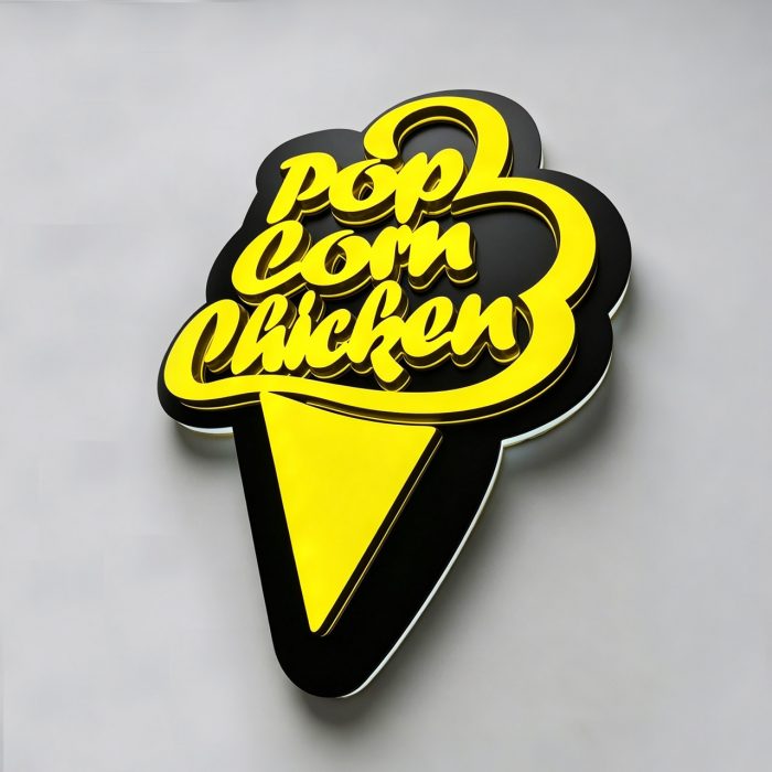 3D Acrylic Faux Neon Signs | Premium Solid Acrylic Engraved Letter