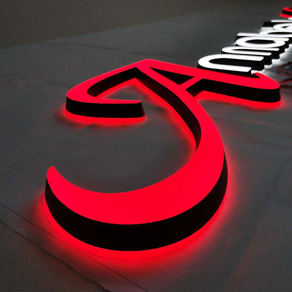3D Acrylic Faux Neon Signs | Premium Solid Acrylic Engraved Letter