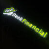 3D Acrylic Faux Neon Signs | Premium Solid Acrylic Engraved Letter
