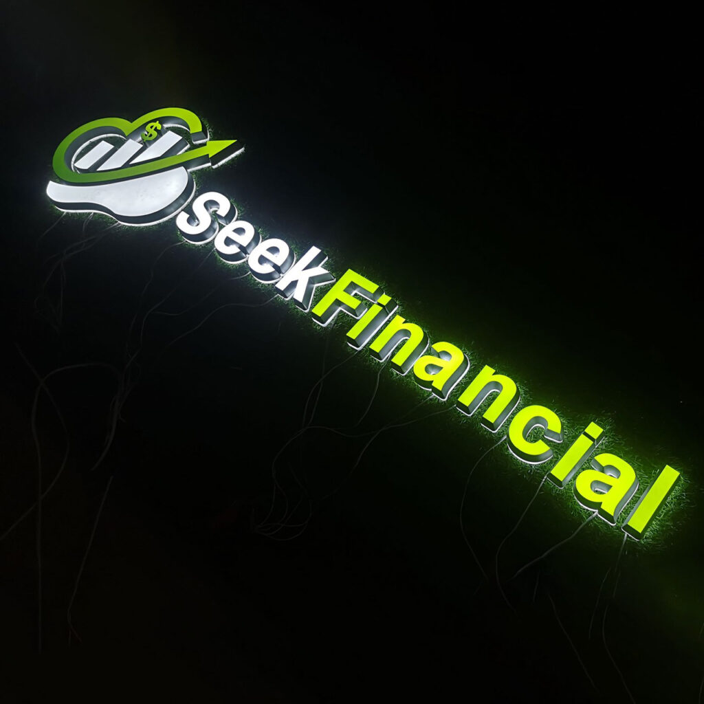 3D Acrylic Faux Neon Signs | Premium Solid Acrylic Engraved Letter
