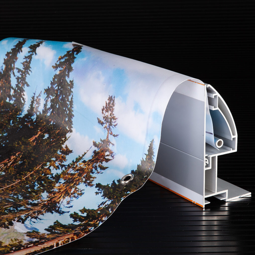 Aluminium Outdoor Flexface Vinyl Banner Light Box