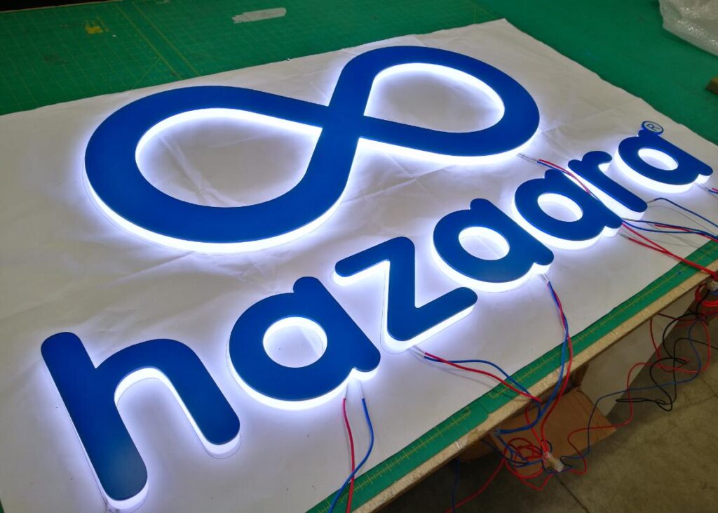 Back-illuminated Acrylic Letters | Back lit Acrylic Signs