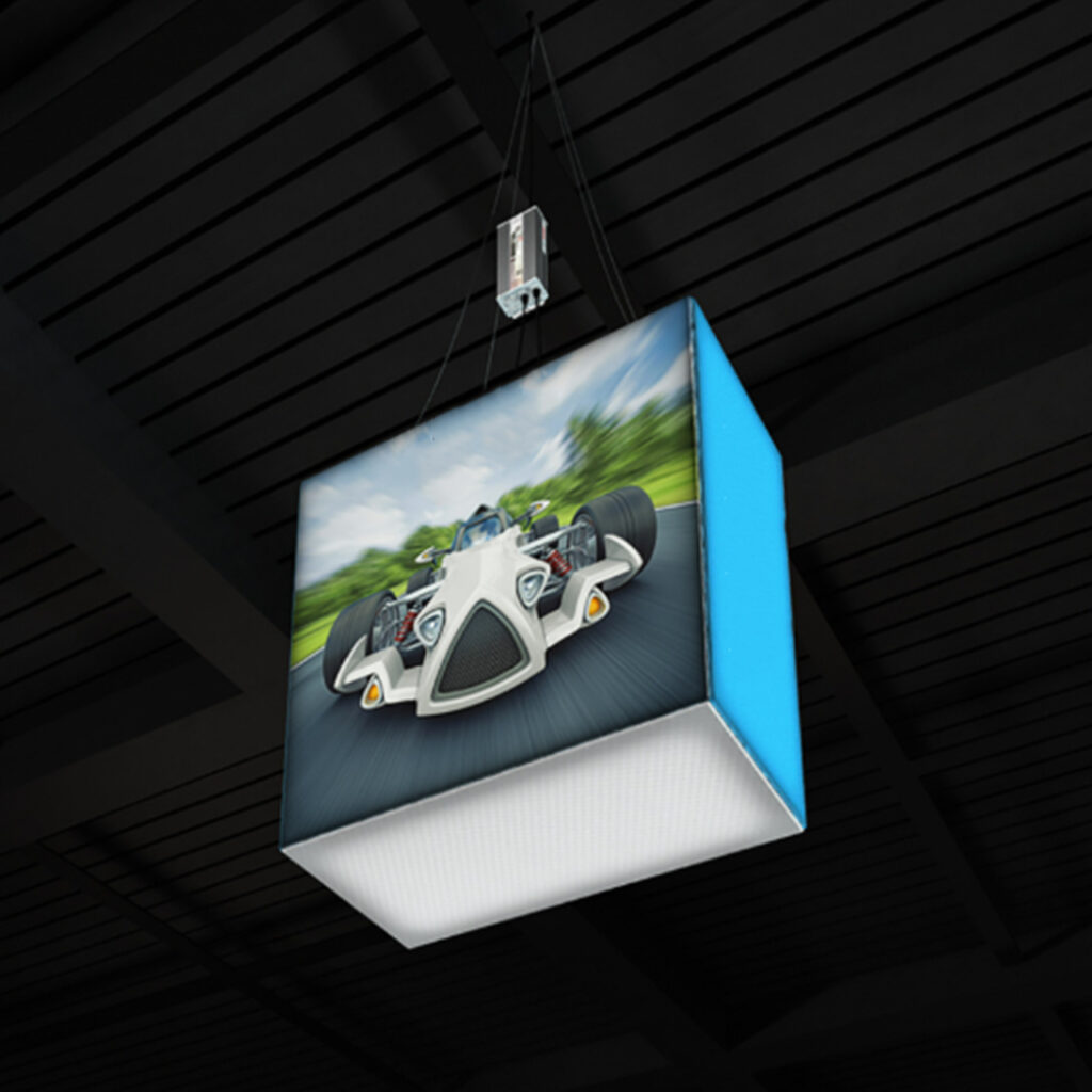 Backlit Hanging Banner | LED Sky Hanging Displays