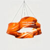 Cloud Hanging Banner | Custom Sky Hanging Fabric Displays