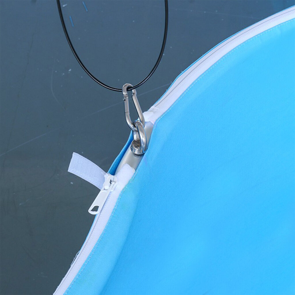 Cloud Hanging Banner | Custom Sky Hanging Fabric Displays