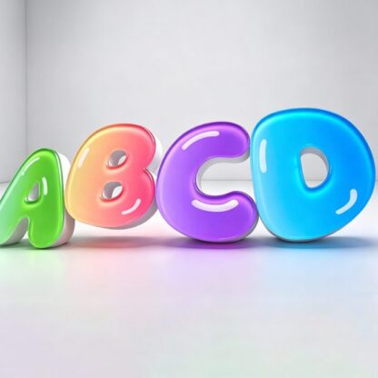 Crystal Jelly Transparent Spherical Letters | High-Gloss Domed 3D Signs