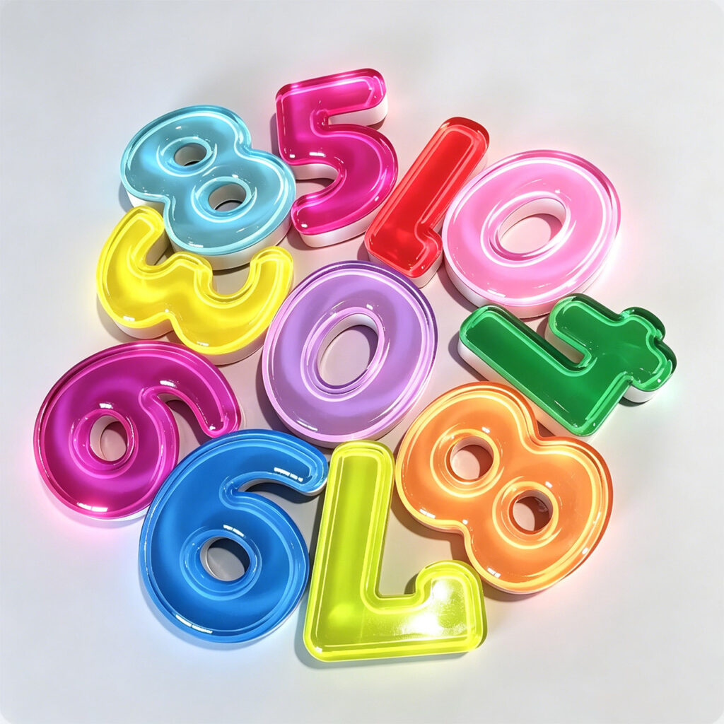 Crystal Jelly Transparent Spherical Letters | High-Gloss Domed 3D Signs