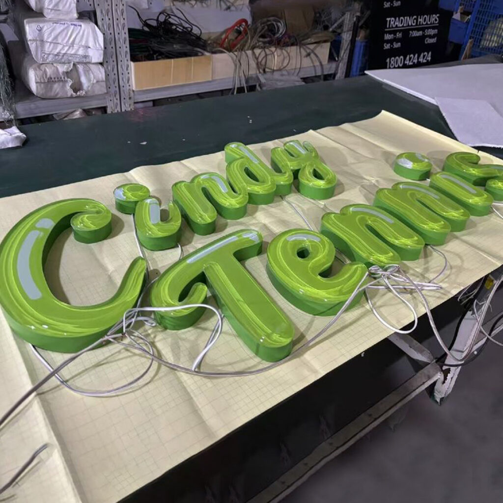 Crystal Jelly Transparent Spherical Letters | High-Gloss Domed 3D Signs