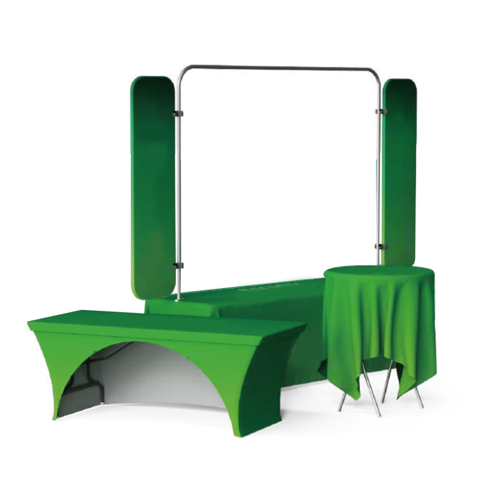 Custom Printed Fabric Table Covers | Table Header Displays