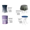 Custom Printed Fabric Table Covers | Table Header Displays