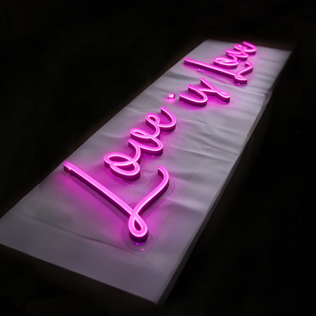 Customized LED Flex Neon Sign | PVC Rubber Neon Letters