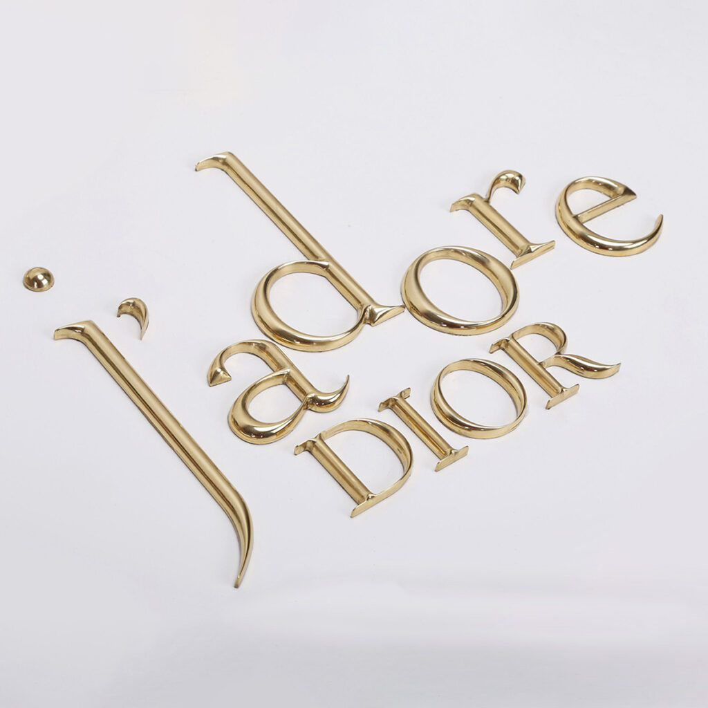 Cylinder 3D Metal Letters | Premium Hotel Corporate Signs