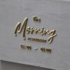 Cylinder 3D Metal Letters | Premium Hotel Corporate Signs
