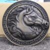 Embossed Antique Brass Metal Sign Plaques | Aged Sign Plate