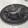 Embossed Antique Brass Metal Sign Plaques | Aged Sign Plate