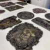 Embossed Antique Brass Metal Sign Plaques | Aged Sign Plate