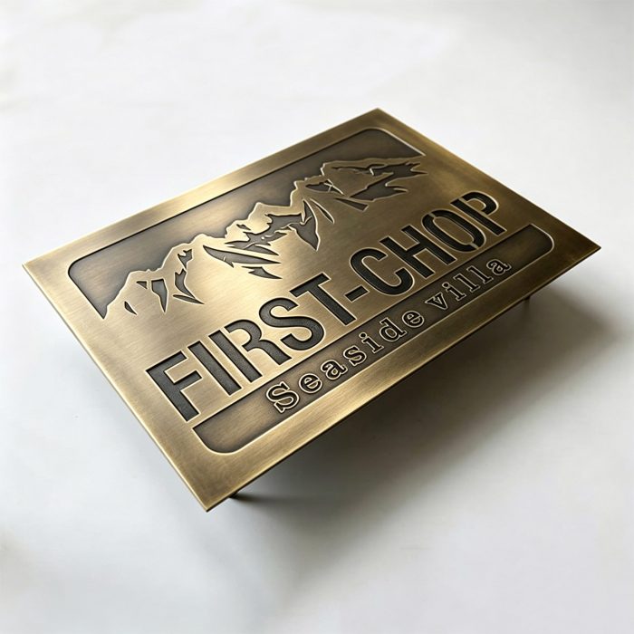 Etched Metal Sign | Bronze Sign Plaques