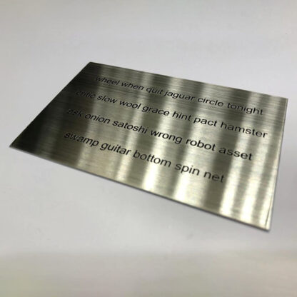 Etched Metal Sign | Bronze Sign Plaques