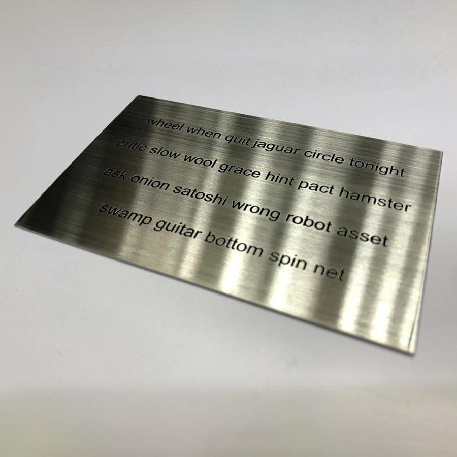 Etched Metal Sign | Bronze Sign Plaques