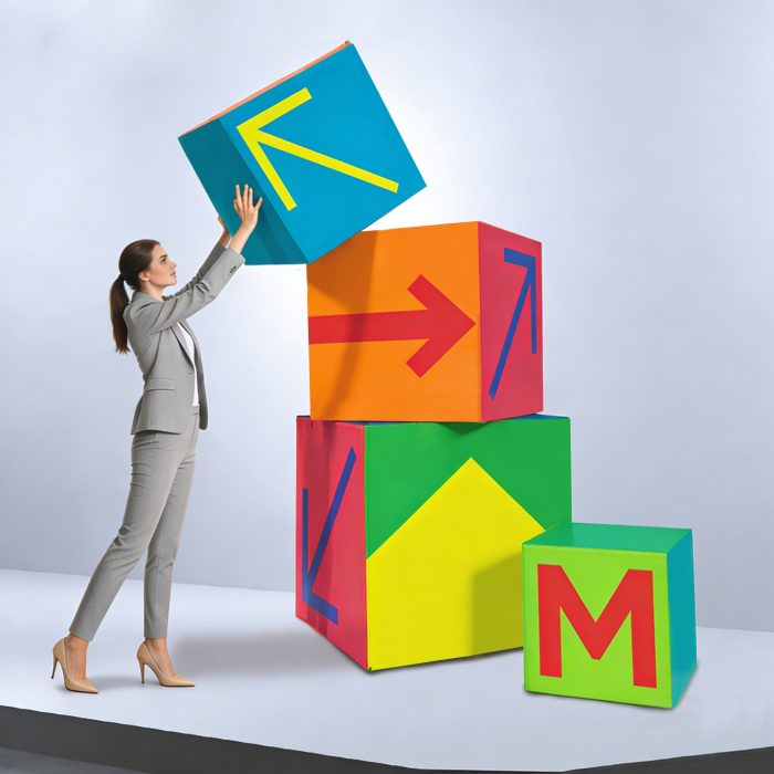 Fabric Tension Cube Display | 3D Standalone Cubes
