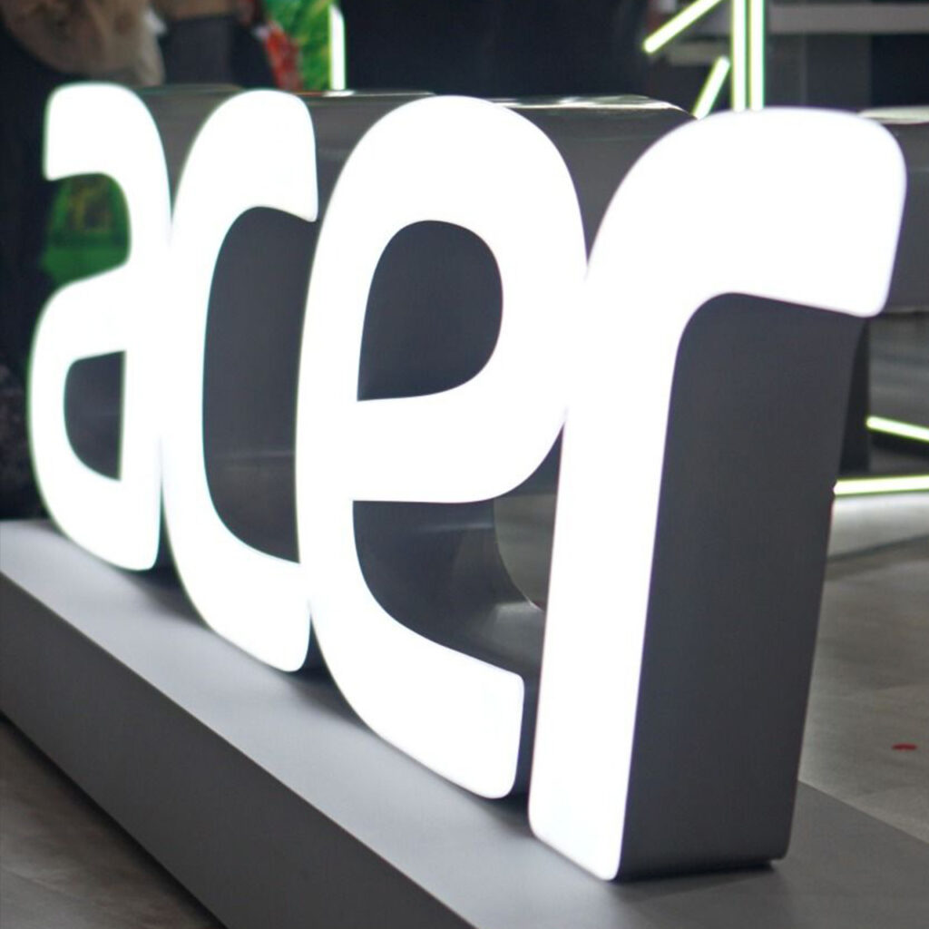 Face Illuminated Rimless LED Channel Letters | Front-Lit Rimless Signage