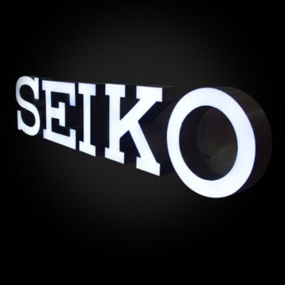 Face Illuminated Rimless LED Channel Letters | Front-Lit Rimless Signage