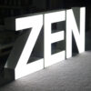 Face Illuminated Rimless LED Channel Letters | Front-Lit Rimless Signage