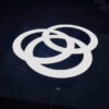 Face Illuminated Rimless LED Channel Letters | Front-Lit Rimless Signage