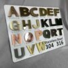 Metal Fabricated Letters with Acrylic Base | Back Halo-Lit Letters