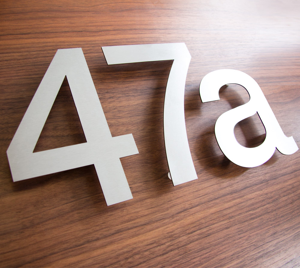 Flat Cut Letters | Flat Metal Signs