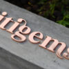 Flat Cut Letters | Flat Metal Signs