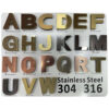 Metal Fabricated Letters with Acrylic Base | Back Halo-Lit Letters