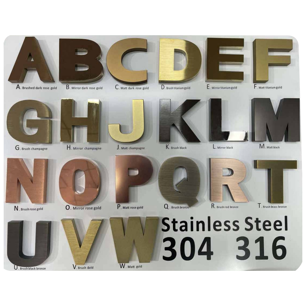 Metal Fabricated Letters with Acrylic Base | Back Halo-Lit Letters