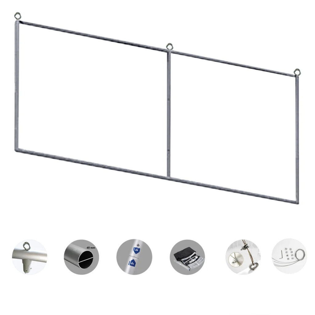 Flat Panel Hanging Banner | Sky Hanging Display Panels