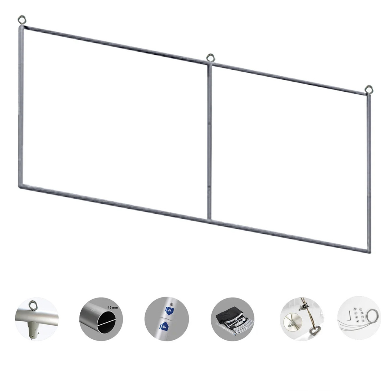 Flat Panel Hanging Banner | Sky Hanging Display Panels