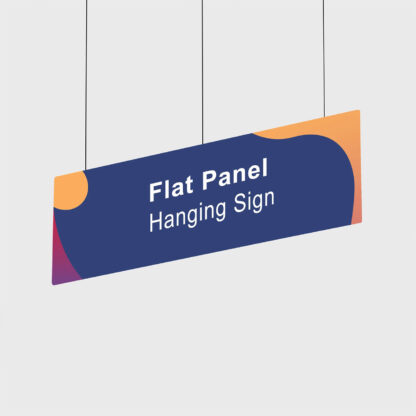 Flat Panel Hanging Banner | Sky Hanging Display Panels