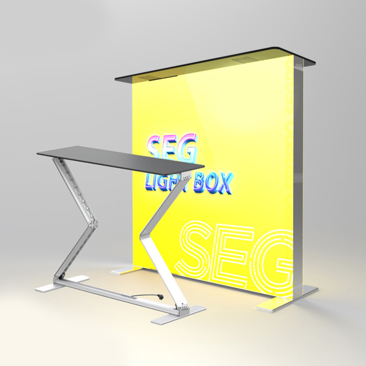 Foldable SEG Display Counter | Compact Exhibition Counter