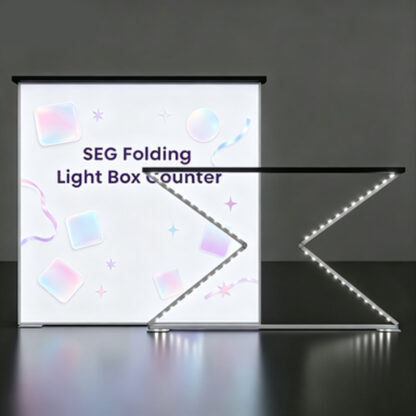 Foldable SEG Display Counter | Compact Exhibition Counter