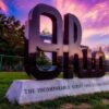 Giant 3D Sculpture Letters | Giant Landmark Metal Signs