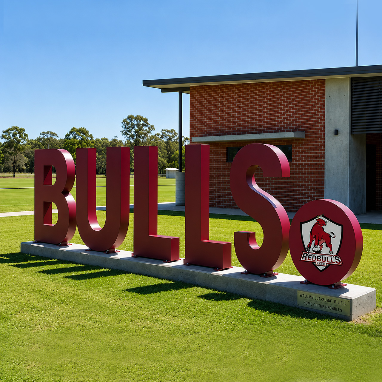 Giant 3D Sculpture Letters | Giant Landmark Metal Signs