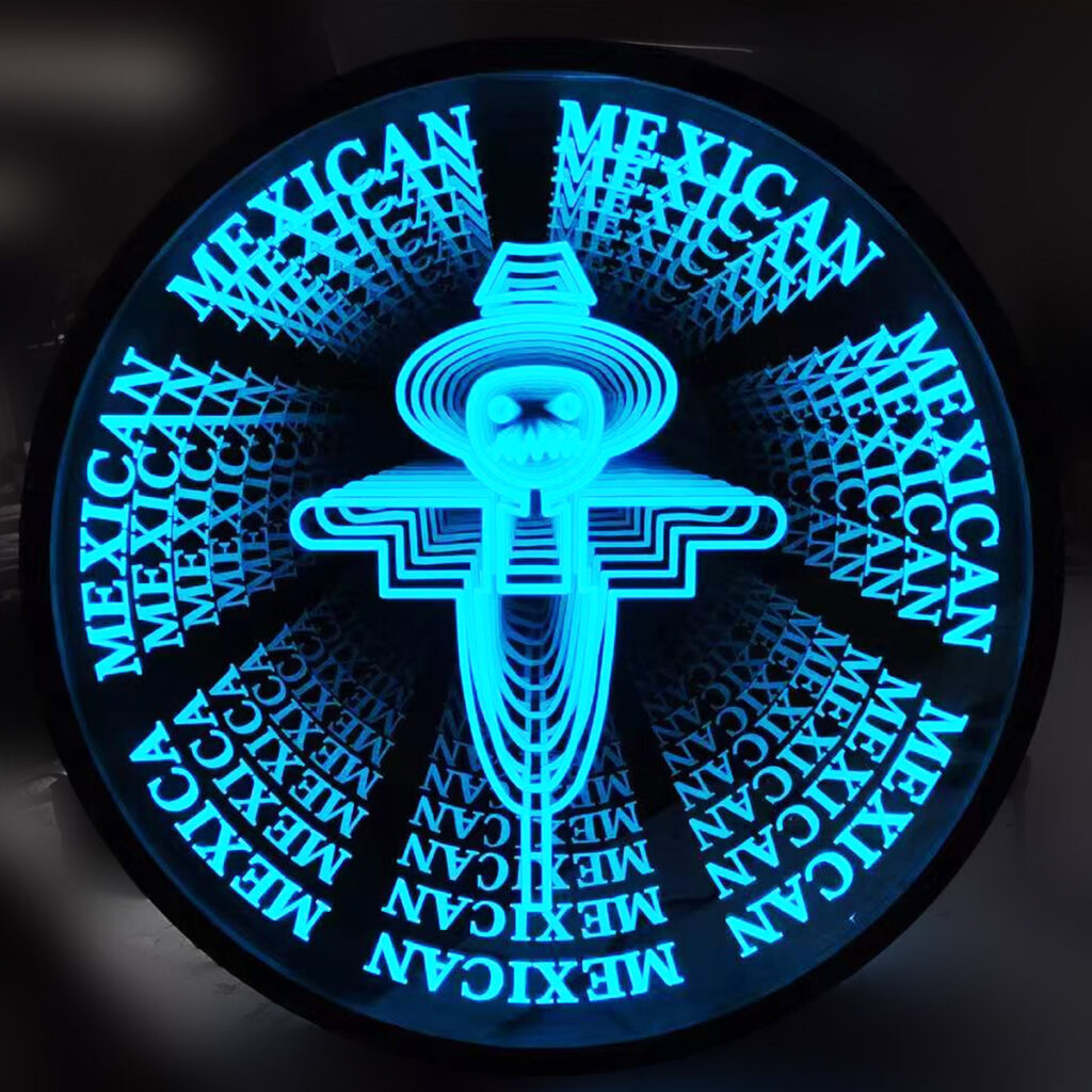Infinite Mirror Effect 3D LED Neon Sign | Infinity Tunnel Branding