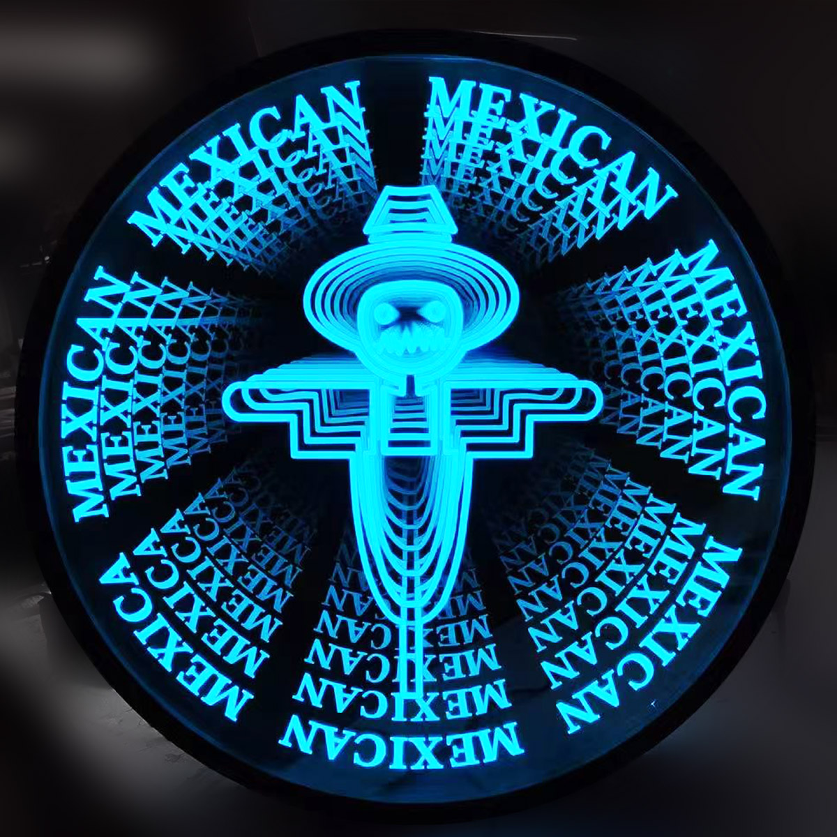 Infinite Mirror Effect 3D LED Neon Sign | Infinity Tunnel Branding