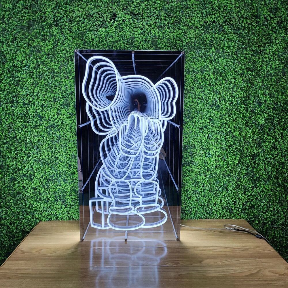 Infinite Mirror Effect 3D LED Neon Sign | Infinity Tunnel Branding