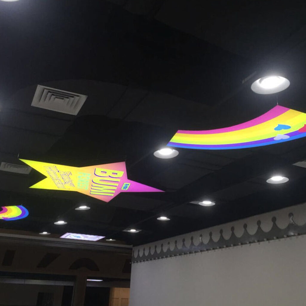 LED Ceiling SEG Light Box | Custom Shape Ceiling Lighting
