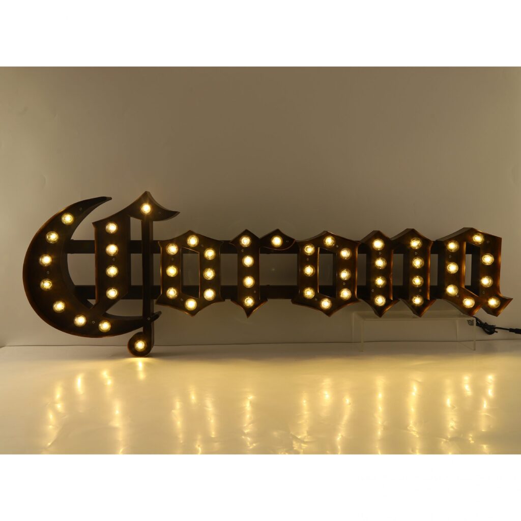 LED Light Vintage Marquee Letters | Fairground Style 3D Signs