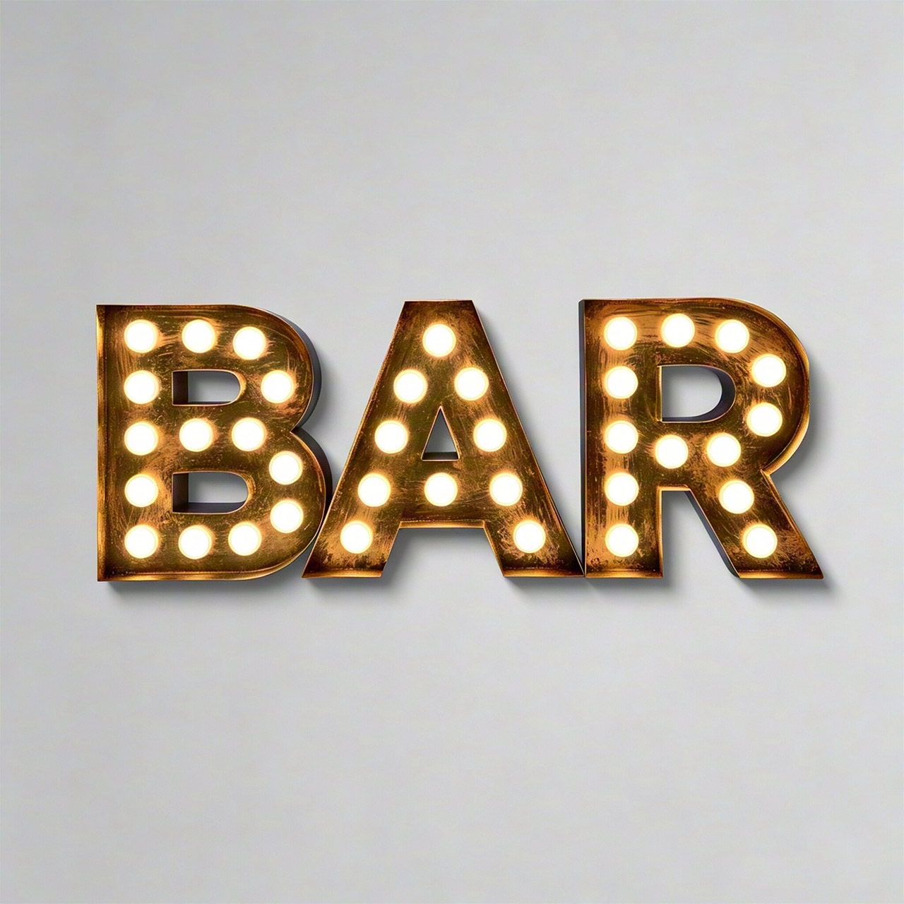 LED Light Vintage Marquee Letters | Fairground Style 3D Signs